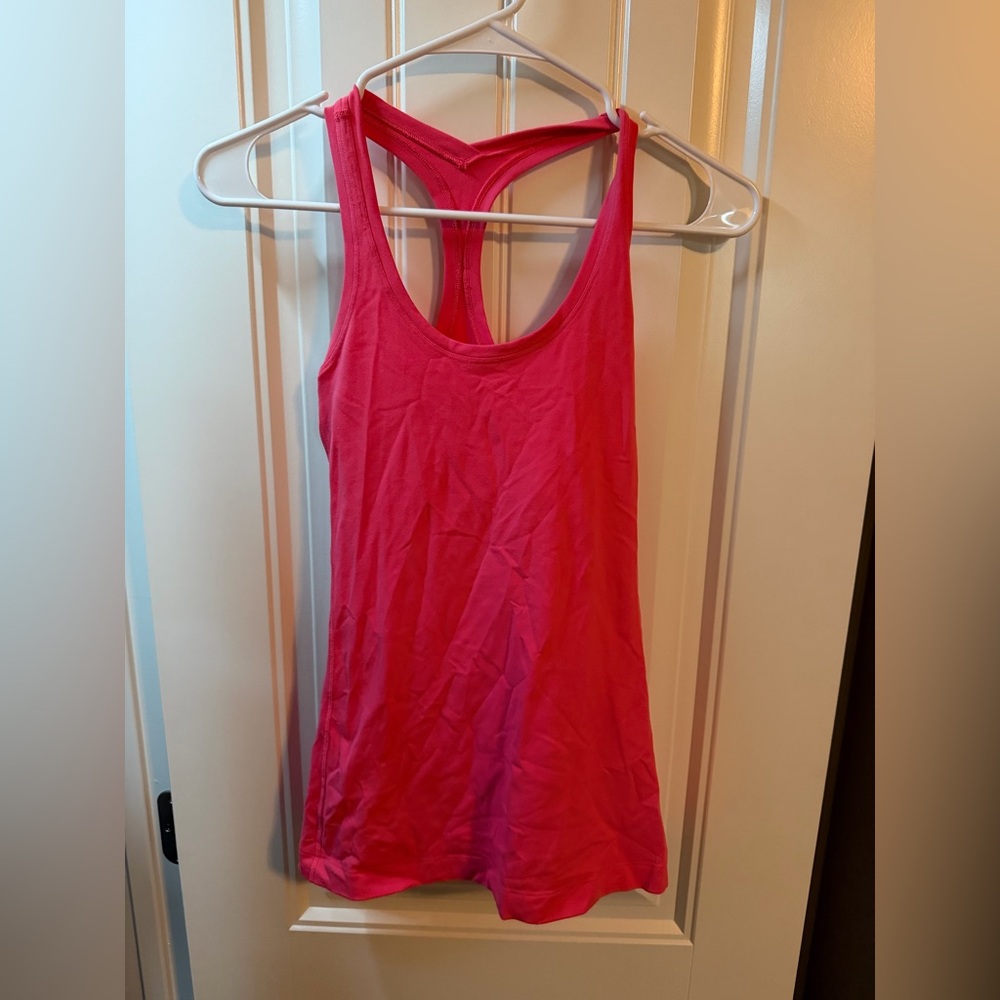 Lululemon Athletica Vibrant Pink Tank Top